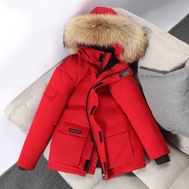 -30 Degree Winter Men Hooded Jacket
