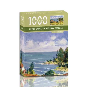 1000-Piece High-Quality Jigsaw Puzzle | Sunflower Field