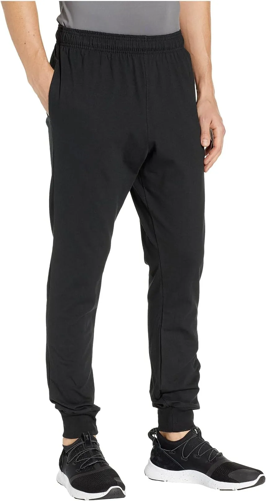 Champion Casual Cotton Joggers, Black