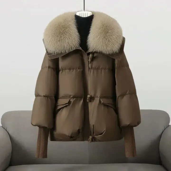 Christina | Winter Jacket with Luxurious Fur Collar