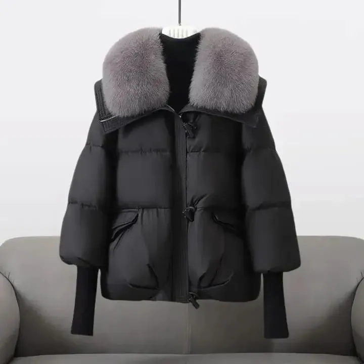 Christina | Winter Jacket with Luxurious Fur Collar