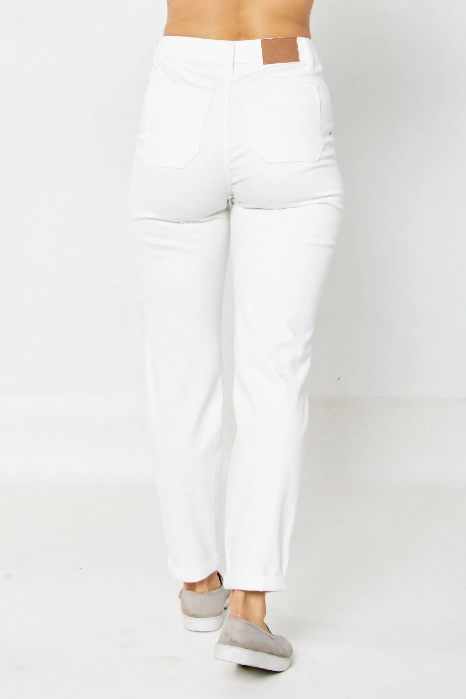 Fresh Start Judy Blue Joggers In White