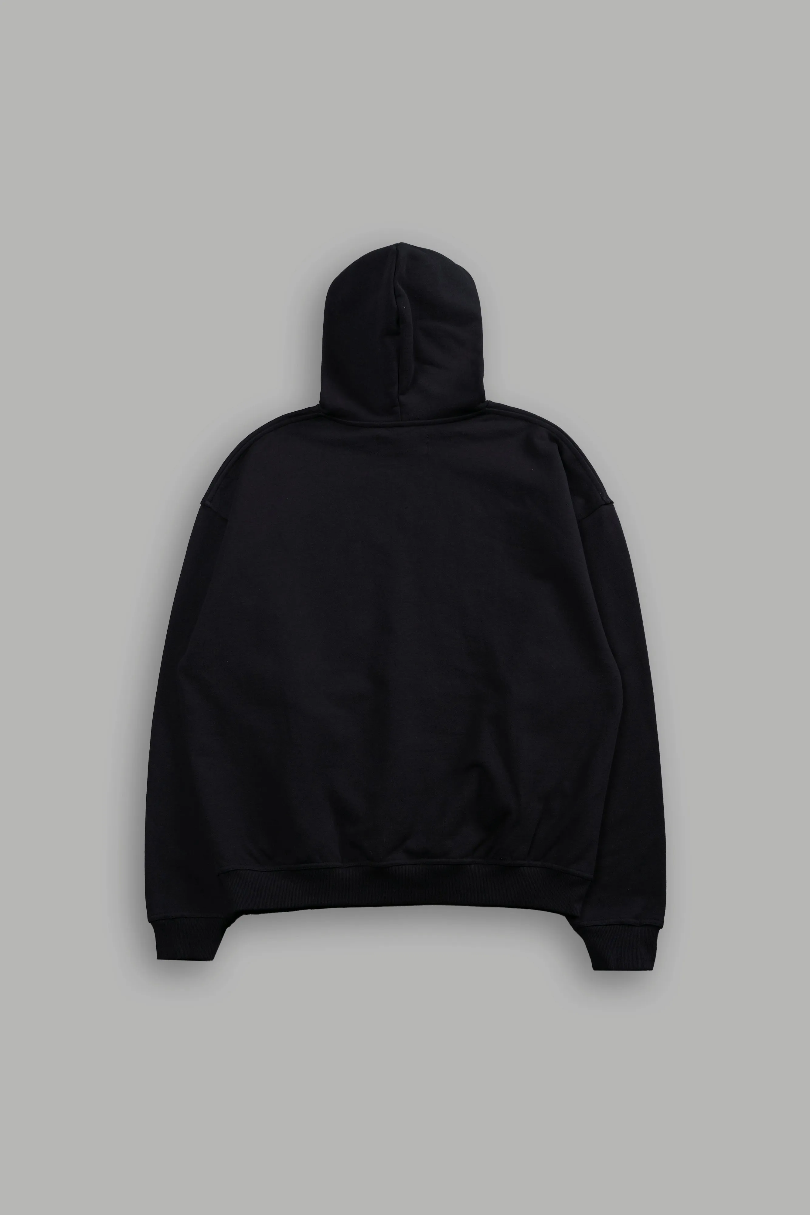 Hesh Stud "Grunge" Hoodie in Black
