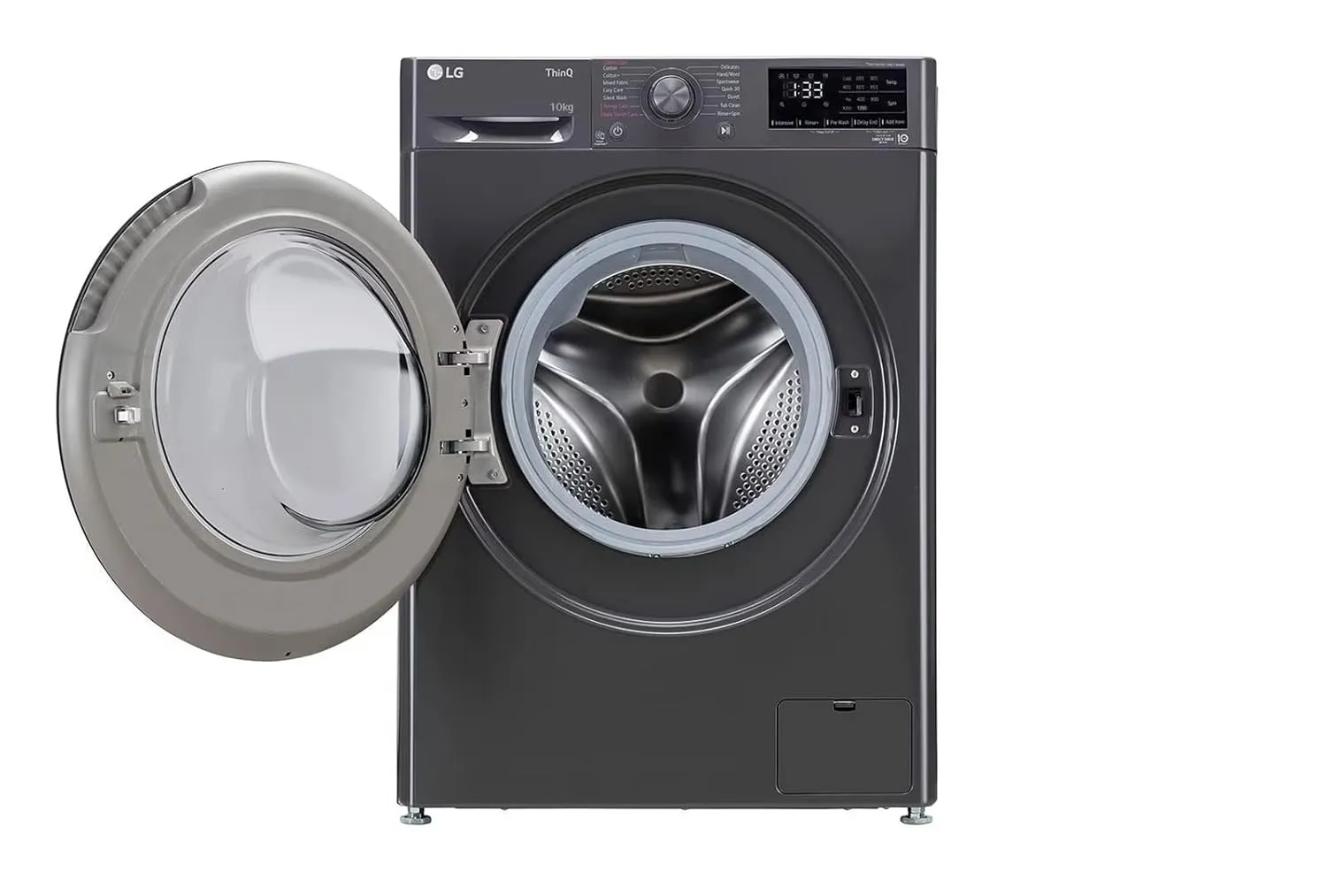 LG FHP1410Z5M 10 Kg 5 Star Front Load Washing Machine – Inverter, Wi-Fi, Steam , AI DD, TurboWash, Inbuilt Heater, Middle Black