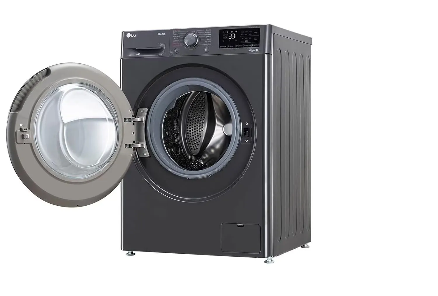 LG FHP1410Z5M 10 Kg 5 Star Front Load Washing Machine – Inverter, Wi-Fi, Steam , AI DD, TurboWash, Inbuilt Heater, Middle Black