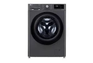 LG FHP1410Z5M 10 Kg 5 Star Front Load Washing Machine – Inverter, Wi-Fi, Steam , AI DD, TurboWash, Inbuilt Heater, Middle Black