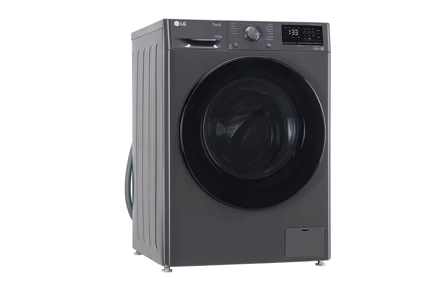 LG FHP1410Z5M 10 Kg 5 Star Front Load Washing Machine – Inverter, Wi-Fi, Steam , AI DD, TurboWash, Inbuilt Heater, Middle Black