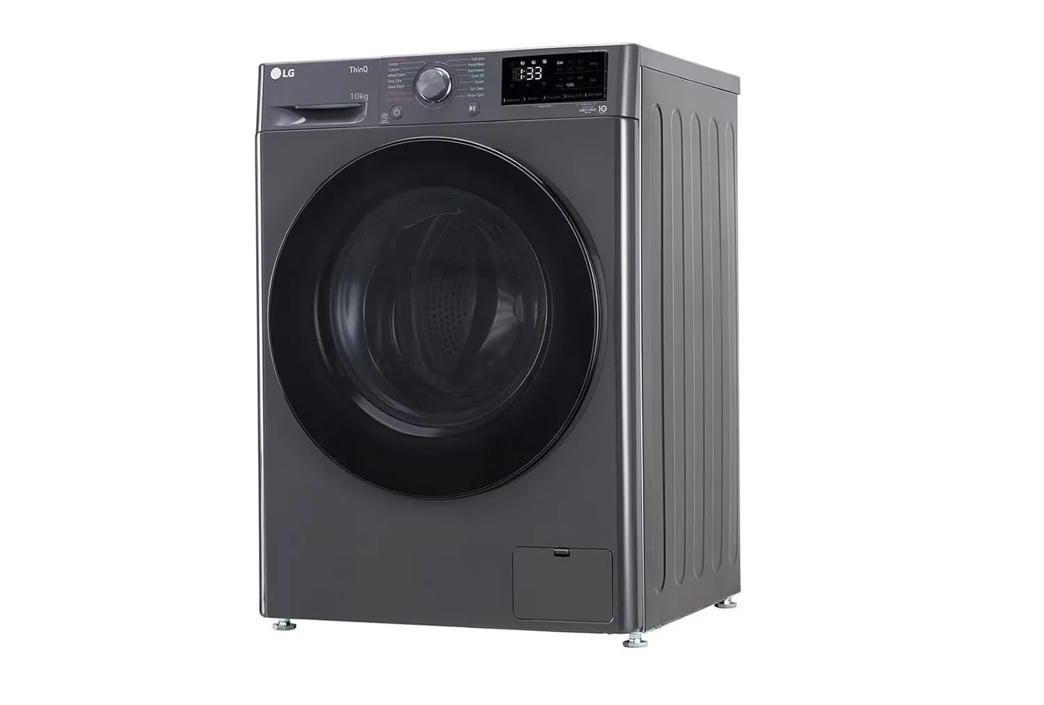 LG FHP1410Z5M 10 Kg 5 Star Front Load Washing Machine – Inverter, Wi-Fi, Steam , AI DD, TurboWash, Inbuilt Heater, Middle Black