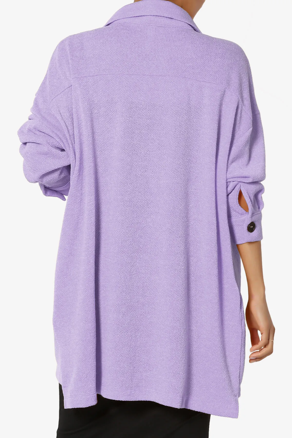 Matryx Jacquard Oversized Shirts Shacket