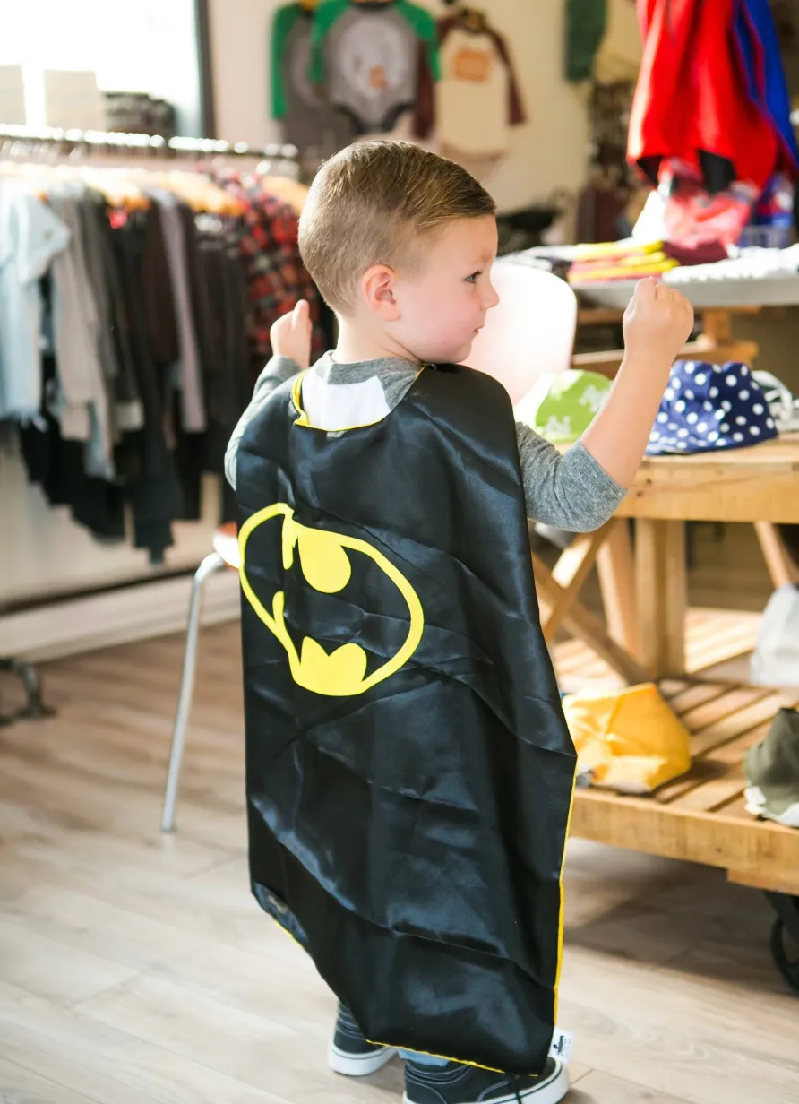 Super Hero Cape/Mask Set - multiple options available