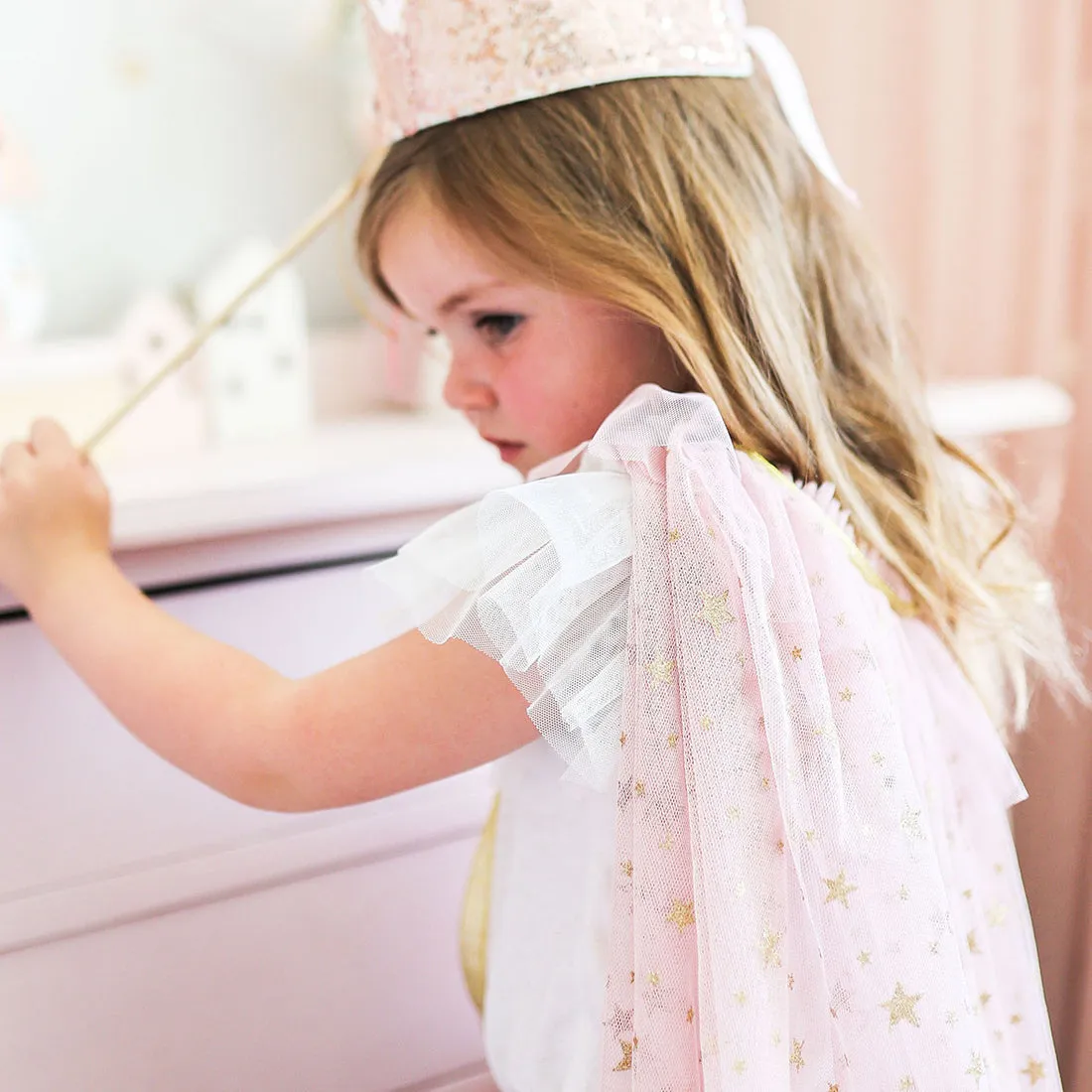 Tulle Star Cape